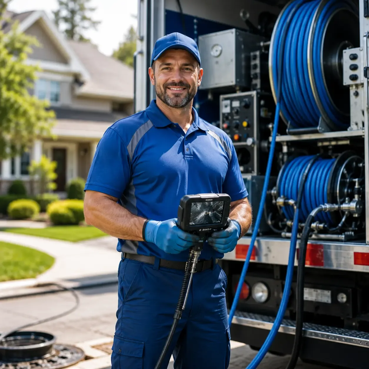 Local outdoor drain cleaning specialists in Newtonville, NJ